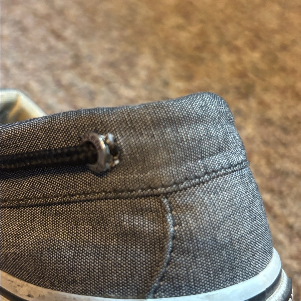 Sperry Men’s 7 Black Chambray Boat shoes - Picture 8 of 8